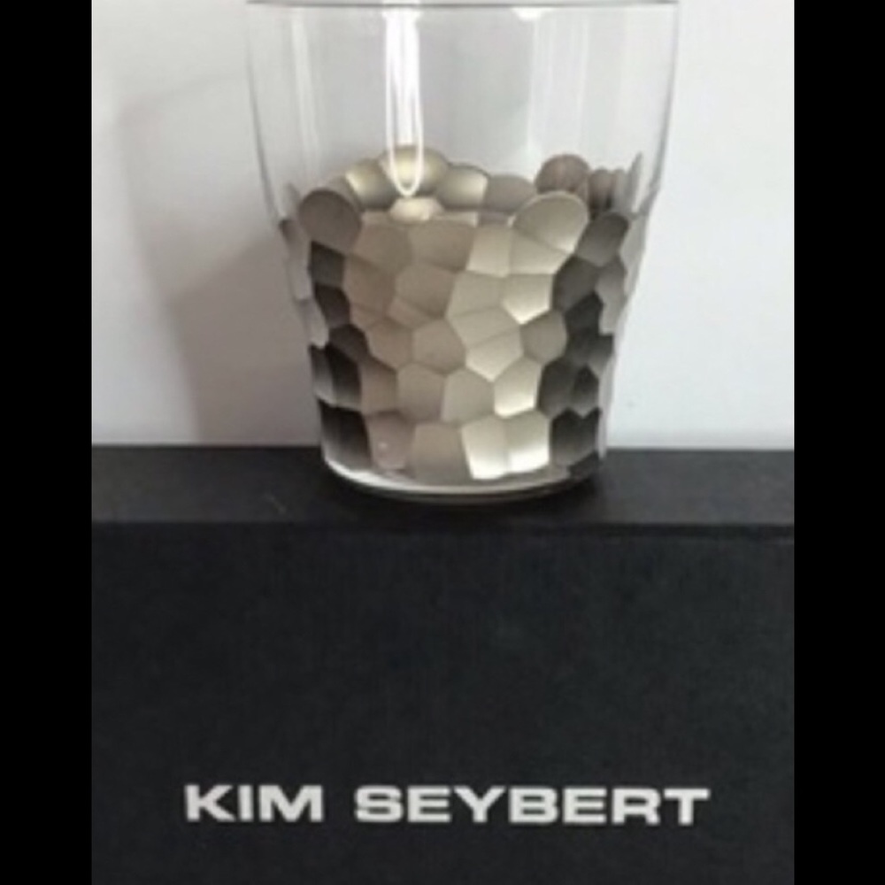 Kim Seybert Four NEW Platinum Shot Glasses